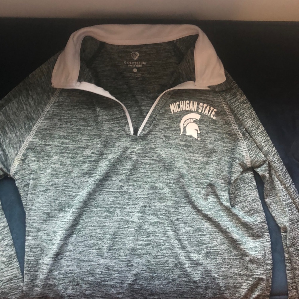 Michigan State 1/4 Zip